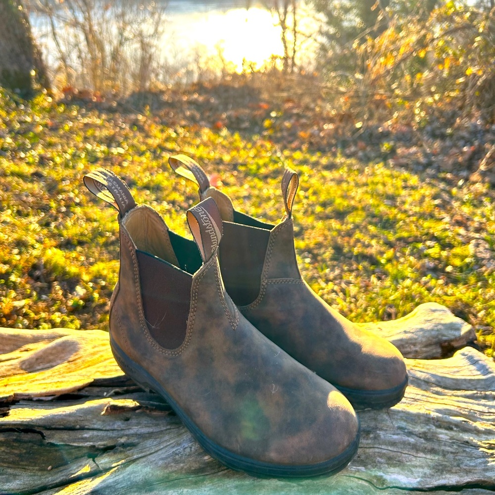 Blundstone 585 Boots, Rustic Brown, womens 7.5